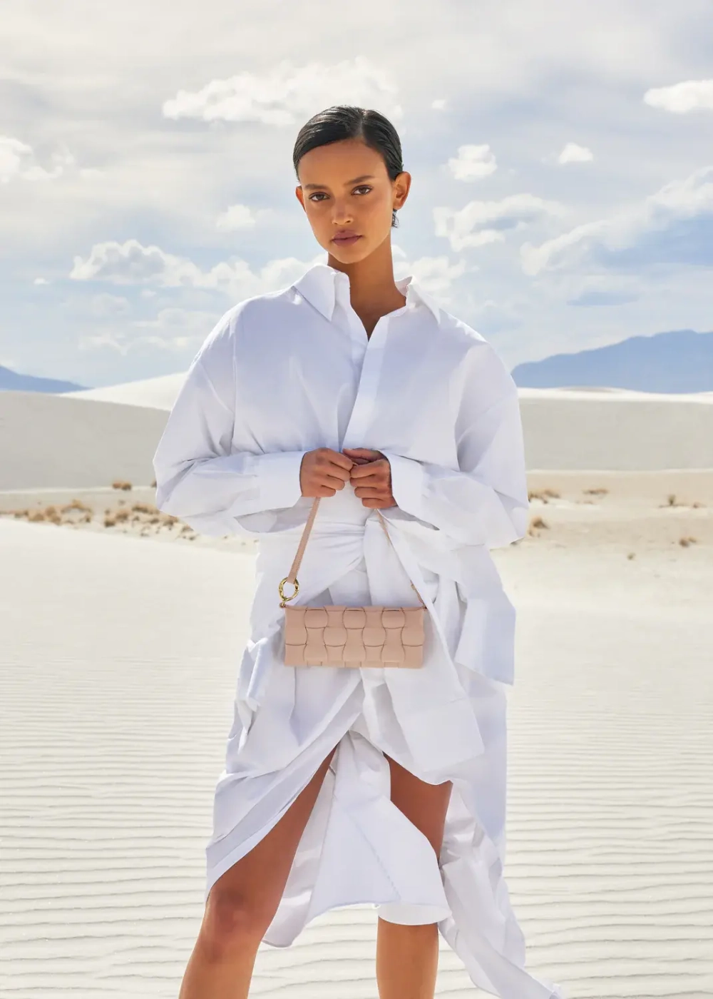 POLENE СУМКА NEITI, СВЕТЛО-БЕЖЕВЫЙ