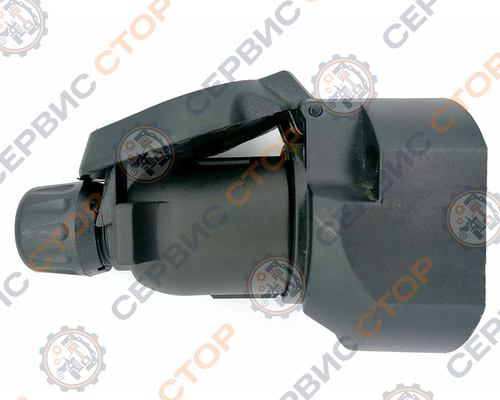 Разъем прицепа (фаркопа) 7-ми контактный пластик (розетка+вилка)т