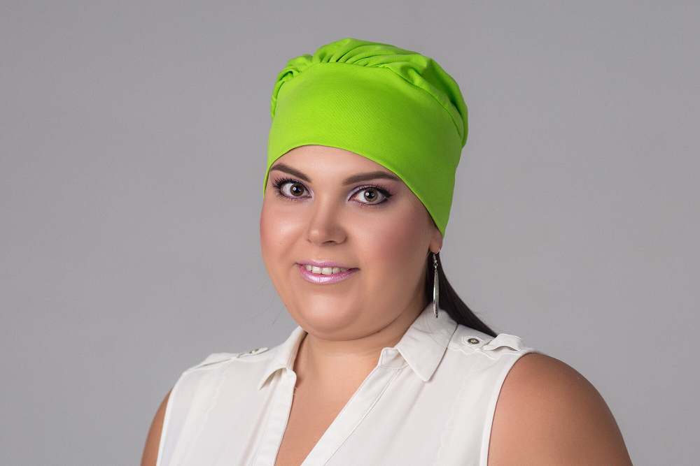 Шапочка тюрбан БЛАНКА HLG3 облегченная, хлопок, Elza Meyger