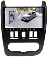 Магнитола для Lada Largus 2012-2021 - FarCar BX9-360-7069 монитор 9.5" 2K QLED на Android 13, 6Гб+128Гб, CarPlay, 4G SIM-слот, 4 камеры в комплекте