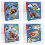 Пакет подарочный 26х32х10см "Детский" с 3D аппликацией (Микс)