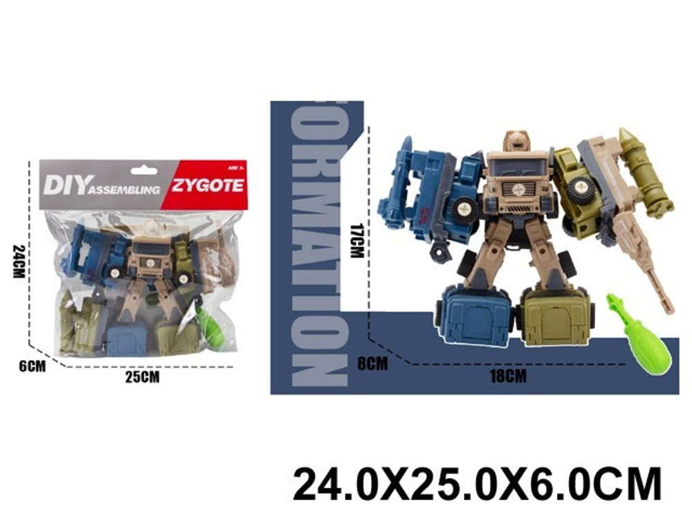 Конструктор 1621 Робот в пакете