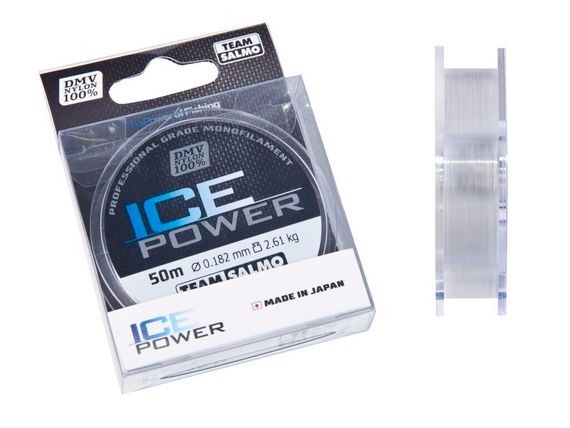 Леска монофильная Team Salmo ICE POWER 50 м, 0,18 мм
