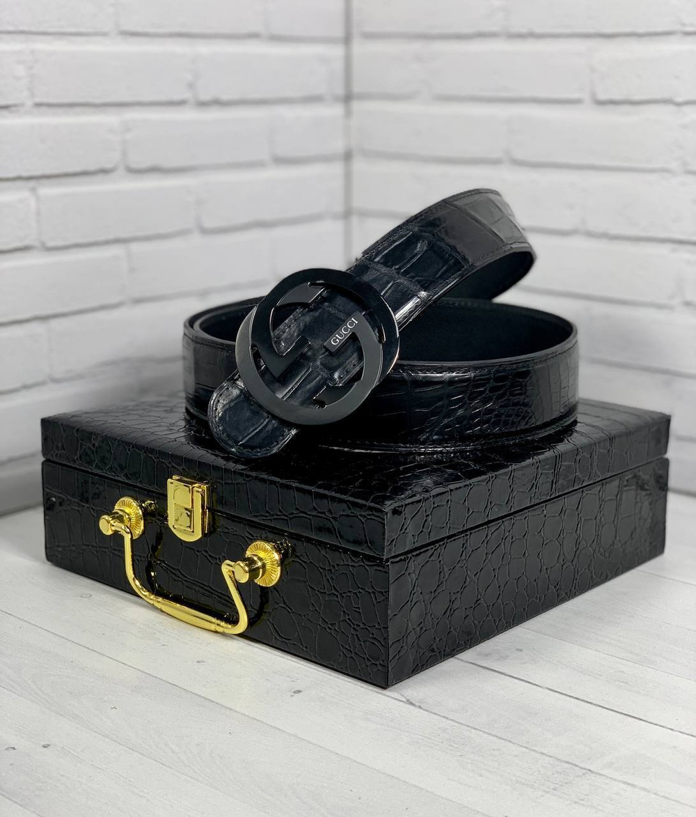 Ремень Gucci из кожи крокодила, арт. 474498789