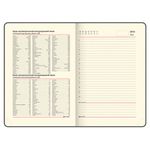 Ежедневник недатированный А5 (138х213 мм) BRAUBERG "Comodo", под кожу, 160 л., темно-синий, 113500