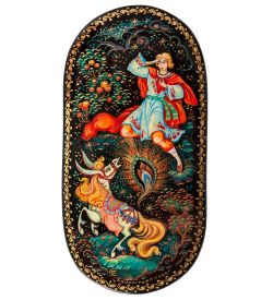 Народные промыслы ШК-45/17 Шкатулка «Конек горбунок» исп. Орлова