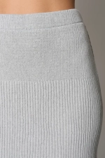 Юбка И 014 дл/св.серый