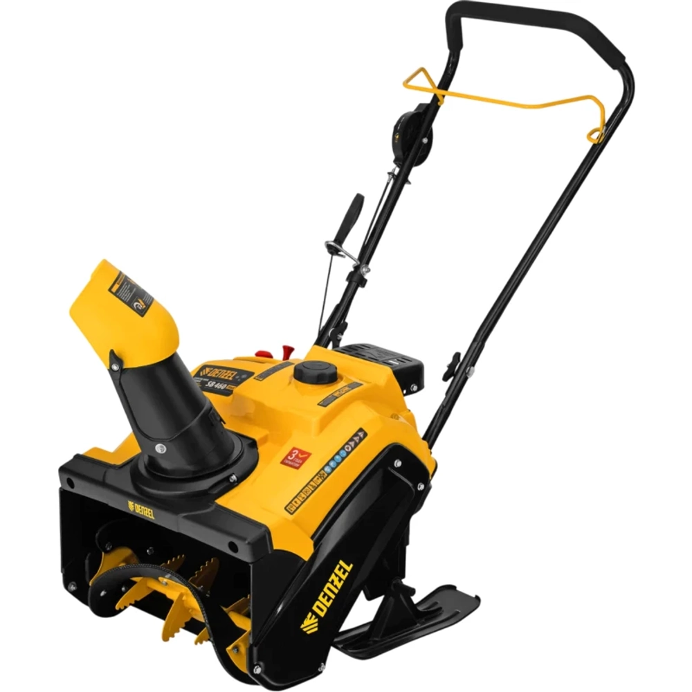DENZEL SB 460 Sled бензиновый снегоуборщик 3 л.с. ковш 46 см, выброс 10 м