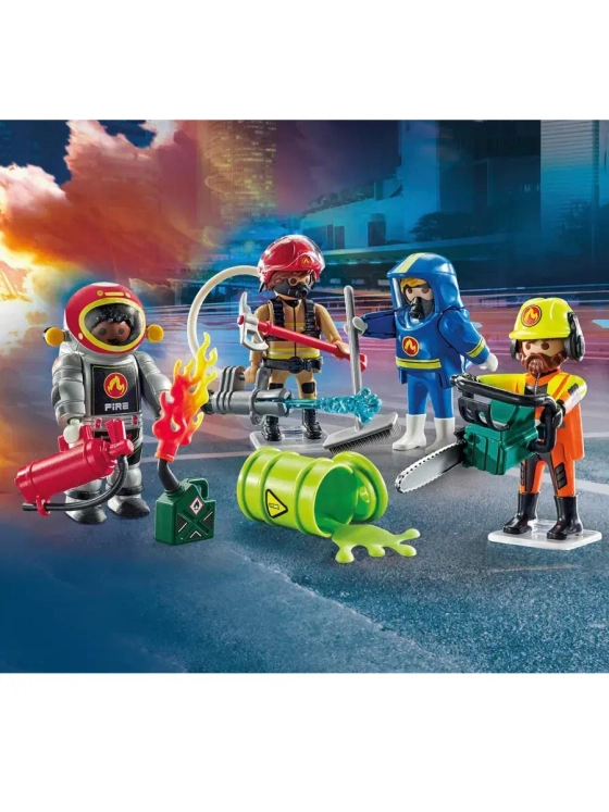 Набор My Figures Пожарная бригада Playmobil 71468