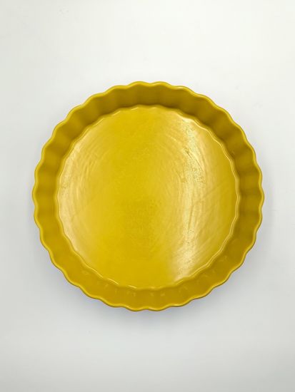 Форма для выпечки керамическая круглая 28 см.