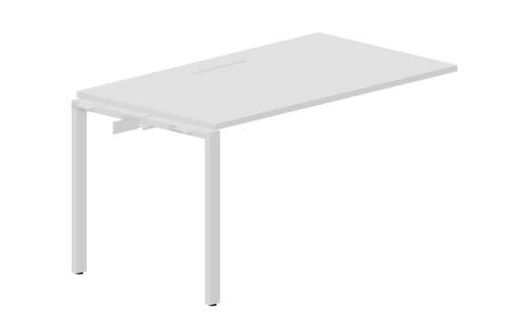 стол Strike 1380х780х750мм (меламиновый аутлет) - приставной элемент