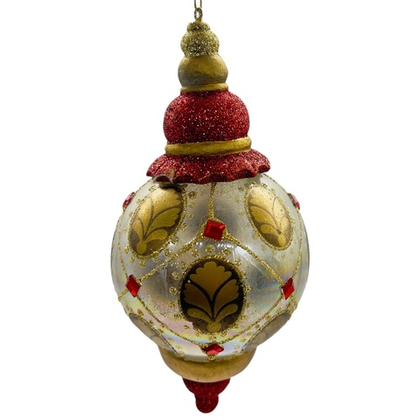 Капля красно-золотая [ D2559 ]