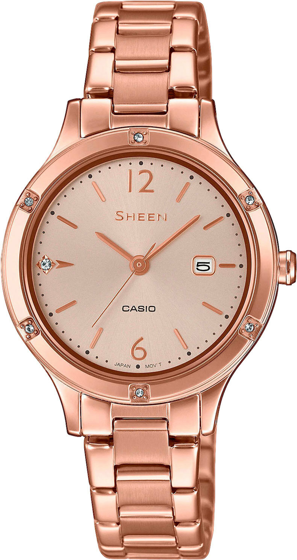 Японские наручные часы Casio Sheen SHE-4533PG-4AUER