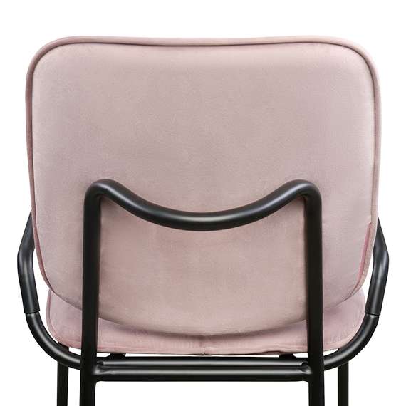 Стул Ror, Double Frame, розовый велюр
