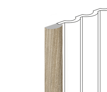 Финишный молдинг декорированный HiWood, 270x2,6 см