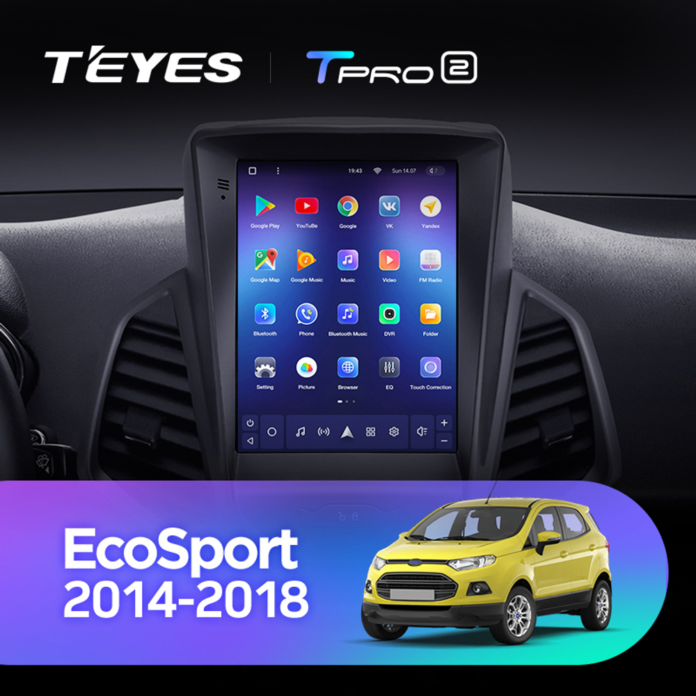 Teyes TPRO 2 9,7"для Ford EcoSport Eco Sport 2014-2018