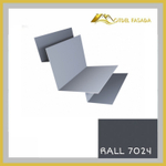 Угол внутренний (вид 2) сложный RALL 7024-Графитовый серый 0,45мм 2м