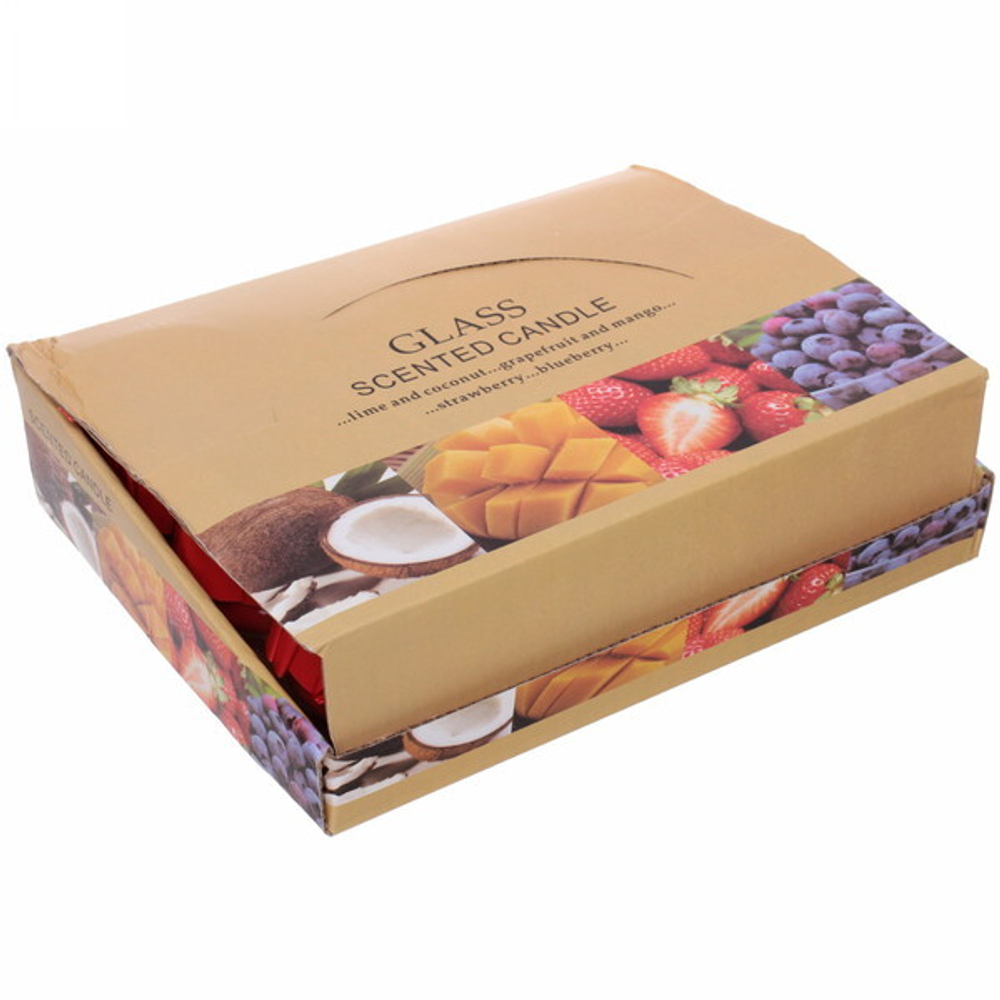 Свеча «Home decoration-София» 5*5,5см в подсвечнике, микс цветов HK1004-1