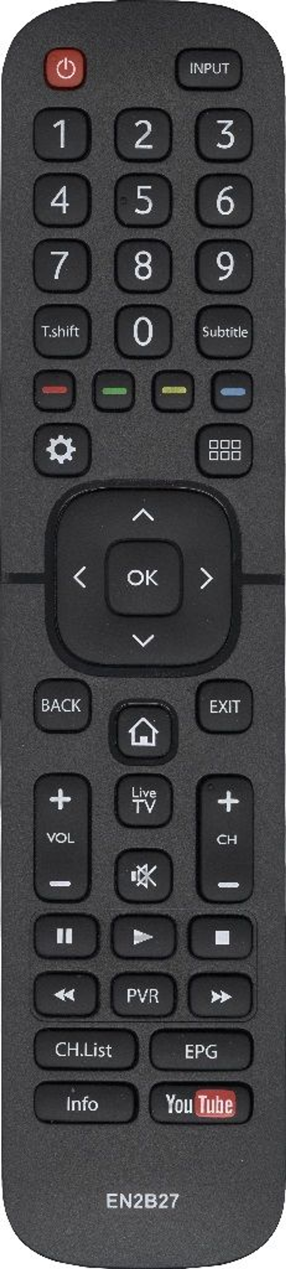 Пульт EN2B27 (без кнопки NETFLIX) для DEXP / DOFFLER / HISENSE  EN2B27D