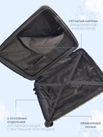 Средний чемодан Mironpan-V, Пудровый