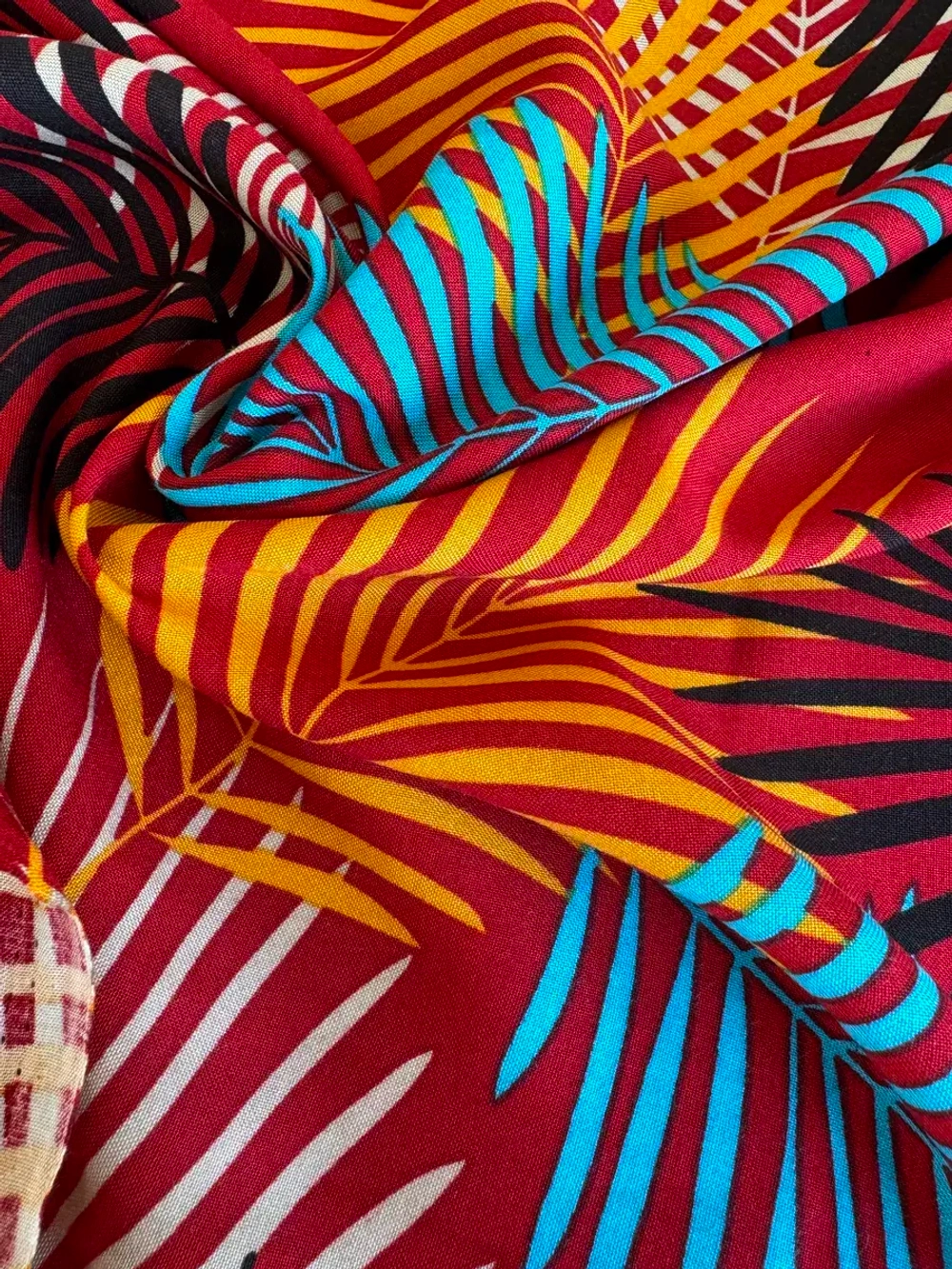 Ткань для рукоделия штапель для шитья 3 м плательная вискоза