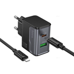 Зарядное устройство PD30W+QC3.0 для Lightning Hoco CS73A (black)