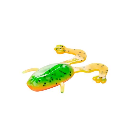 Лягушка Helios Crazy Frog 2,36&quot;/6,0 см Pepper Green &amp; Orange 10шт. (HS-22-018)