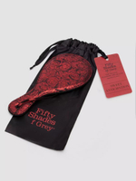 Стильная широкая шлепалка Reversible Dual Texture Round Paddle - 28 см. (Цвет: красный с черным)