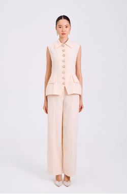 жилетка Chevalier (Шевалье) c нар. пуг. милано, айвори