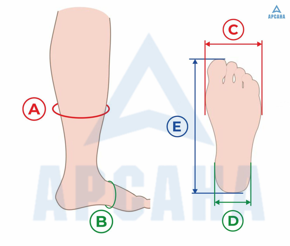 Чехол зимний до -20 С с подошвой из резины на гипс/лангету/стопу "Шарко". ГЛШЗР-10.