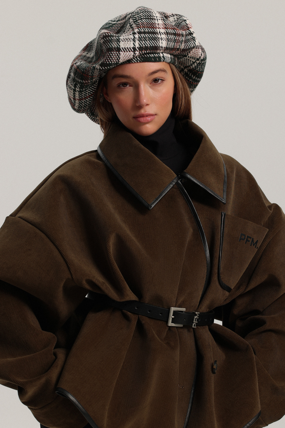 Бомбер двусторонний из вельвета