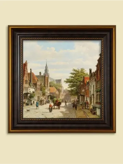 Картина серии "Голландия" настенная для интерьера 26*26 см