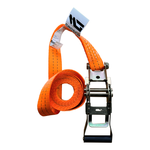 Стяжной кольцевой ремень с храповым механизмом