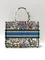 Сумка Dior Book Tote, модель среднего формата белый