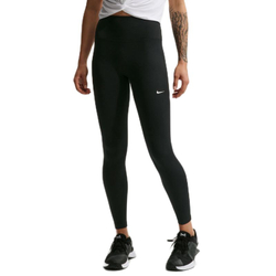 Женские леггинсы Nike One Seamless Front High Waisted Full Length - black/white