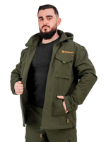 Костюм Nisus WESTERN (RAVENA 70% хлопок, 30% нейлон) цвет коричневый, размер 44-46/170-176 (N432002-S-1)