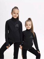 Термокуртка с аппликацией из страз