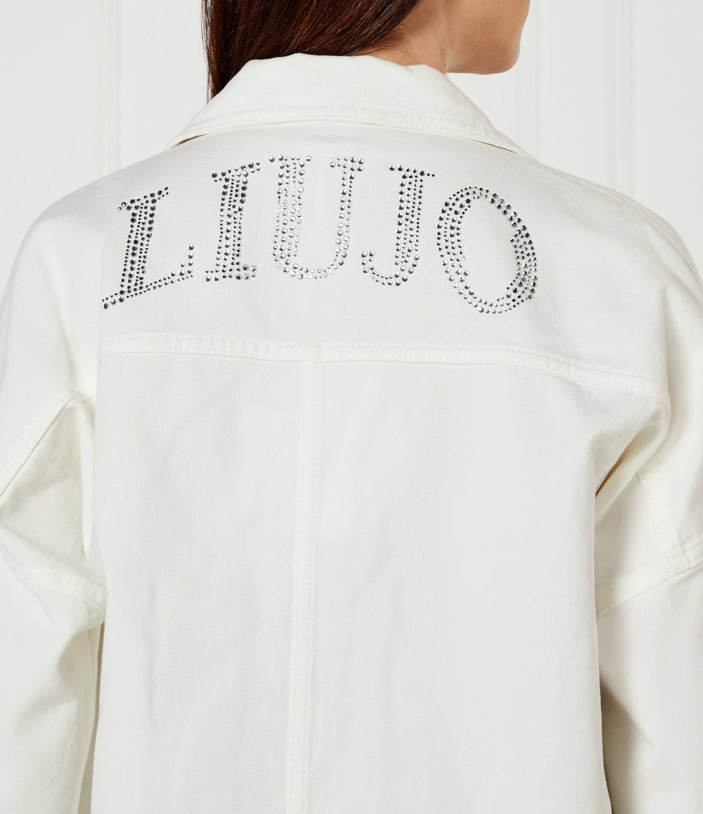 Джинсовая куртка Liu Jo - экрю(UA5165 DS069)