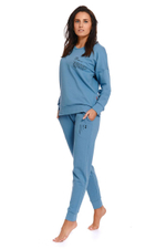 Джоггеры с карманами и поясом на резинке (Размер: XL) (Цвет: кофейный)