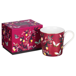 Portmeirion Sara Miller Orchard Mug 340ml Deep Mauve
