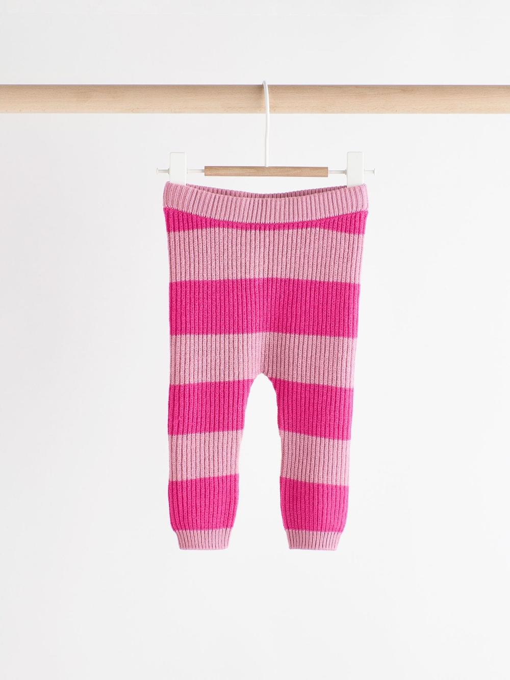 Вязаный джемпер и легенсы в комплекте для малышей Next Q94-939, Розовый