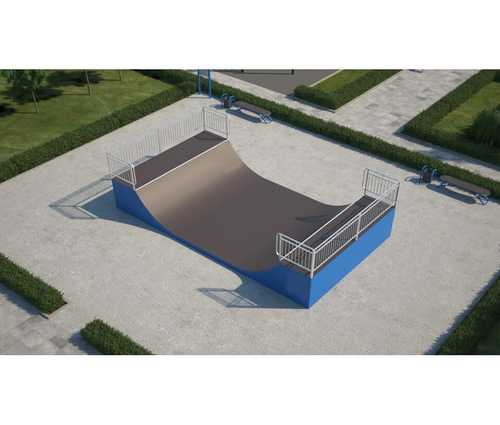 Мини-Рампа #2 - Элемент скейт парка