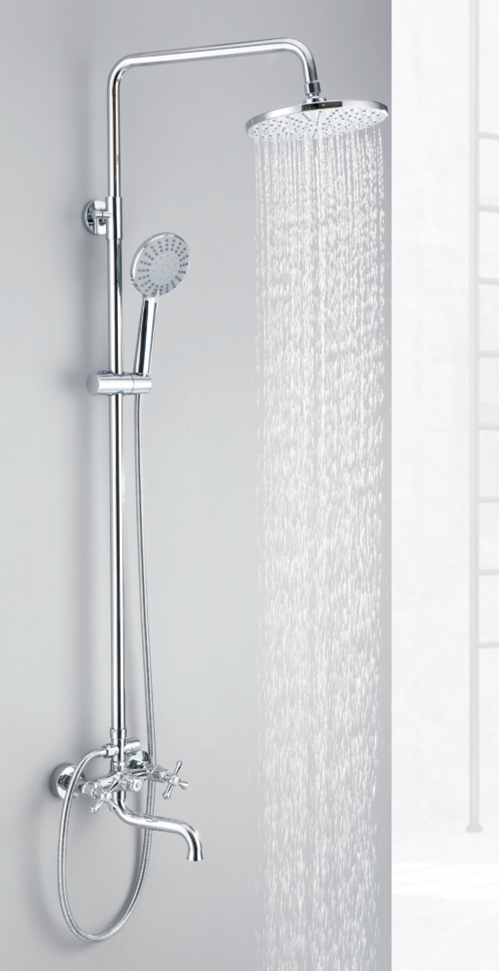 210162 Душевая система 2-руч. ViEiR (5/1шт)