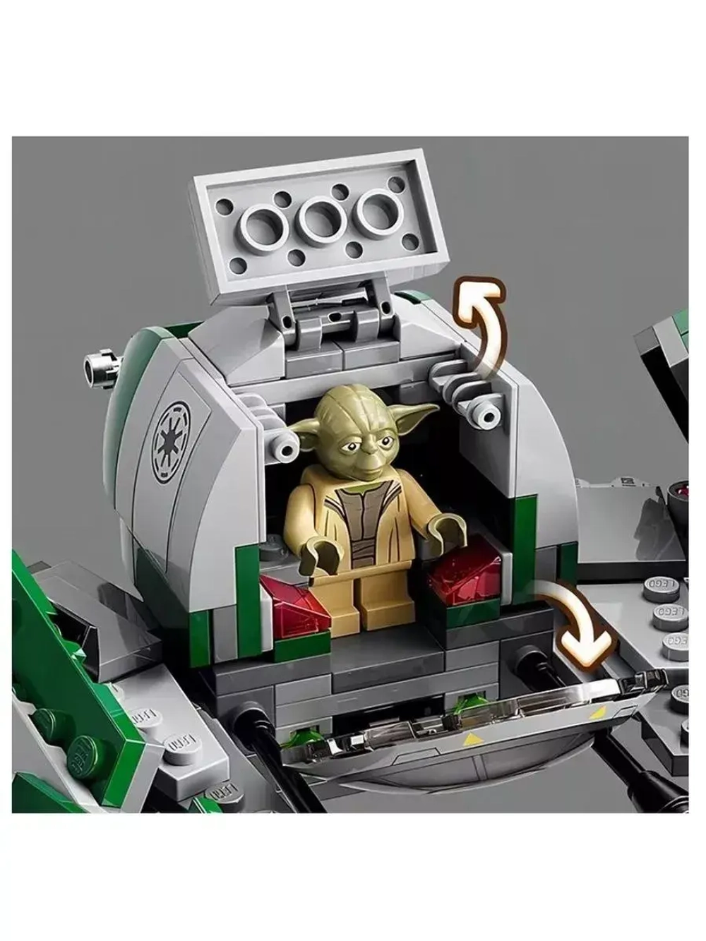 Конструктор Star Wars Джедайский истребитель Йоды 299 дет