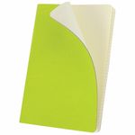 Блокнот в клетку с резинкой А5 (148x218 мм), 80 л., под кожу салатовый BRAUBERG "Metropolis Ultra", 111020