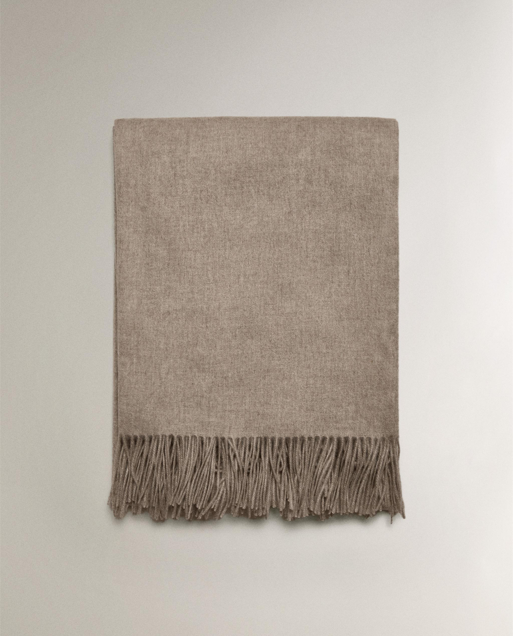 Zara Home плед из шерсти, серый