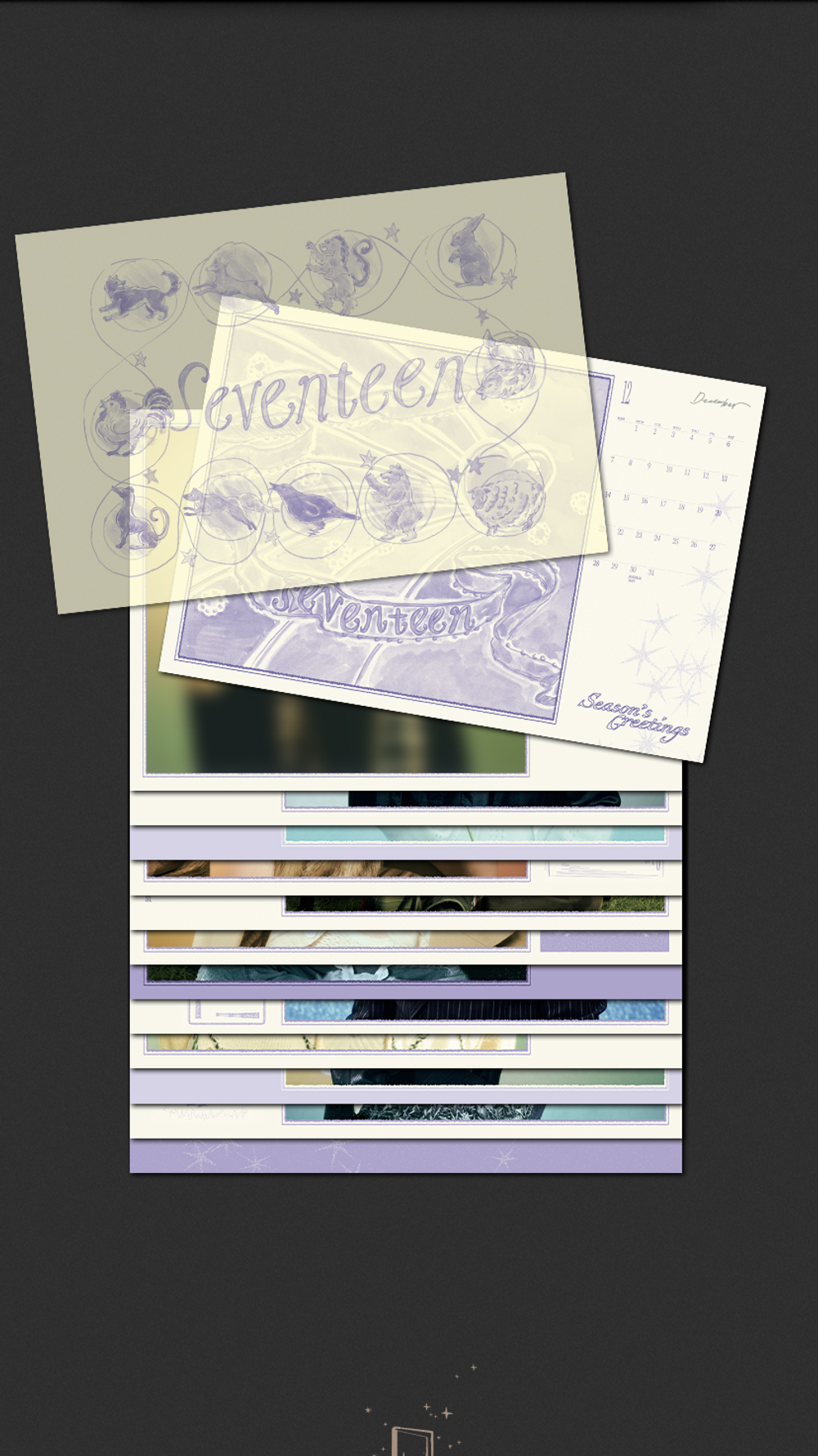 Набор SEVENTEEN - 2026 WALL CALENDAR