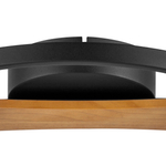 723027 Люстра LODI LED 25W 2000LM ЧЕРНЫЙ/ДЕРЕВО 3000K
