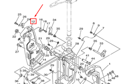 69J-43112-02-8D BRACKET CLAMP 2