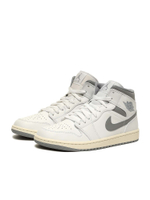 Кроссовки Высокие Из Кожи Air Jordan 1 Mid Neutral Grey